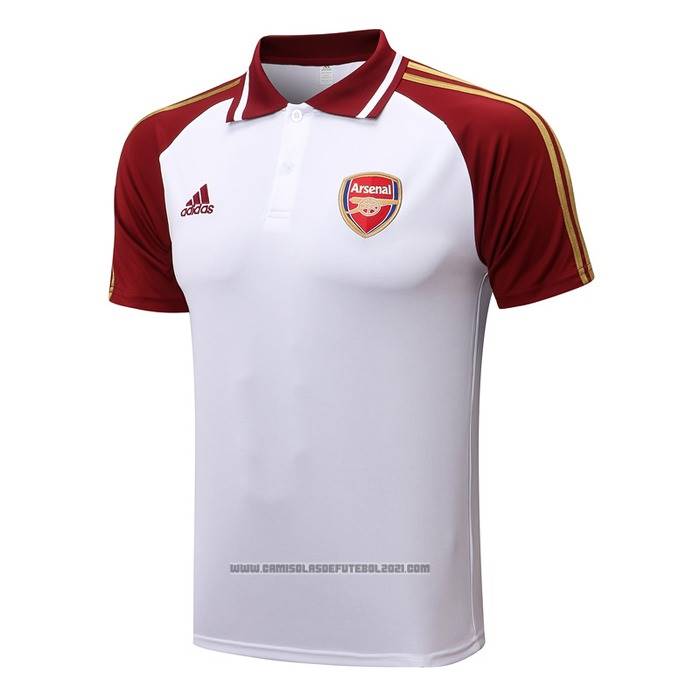 Camisola Polo del Arsenal 2022-2023 Branco